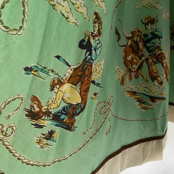 Double D Ranch Mitchell’s Gallery Romantic Western Swirl Skirt SZ L NWT - Picture 7 of 14